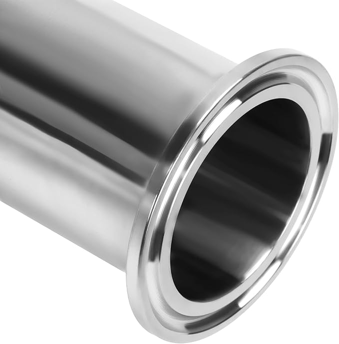 DERNORD 1.5 Inch Tri Clamp Tee 3 Way Instrument Tee Fittings Stainless Steel 304,38mm Pipe OD for Brewing System