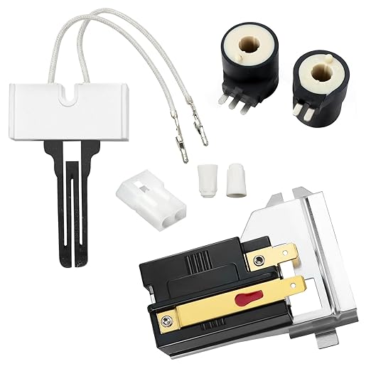 Gas Dryer Repair Kit WP338906 338906 Gas Dryer Flame Sensor 279311 Igniter 279834 Gas Valve Solenoid Coils Kit by Blutoget- Fit for Whirlpool Ken-More Dryers- Replaces WP338906 AP3094251 PS334310