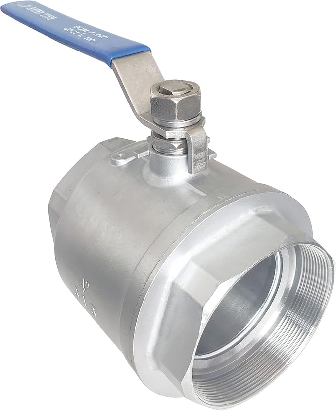 4" Full Port Ball Valves 316 Stainless Steel NPT Female Thread Ball Valve for Water, Oil, and Gas WOG 1000