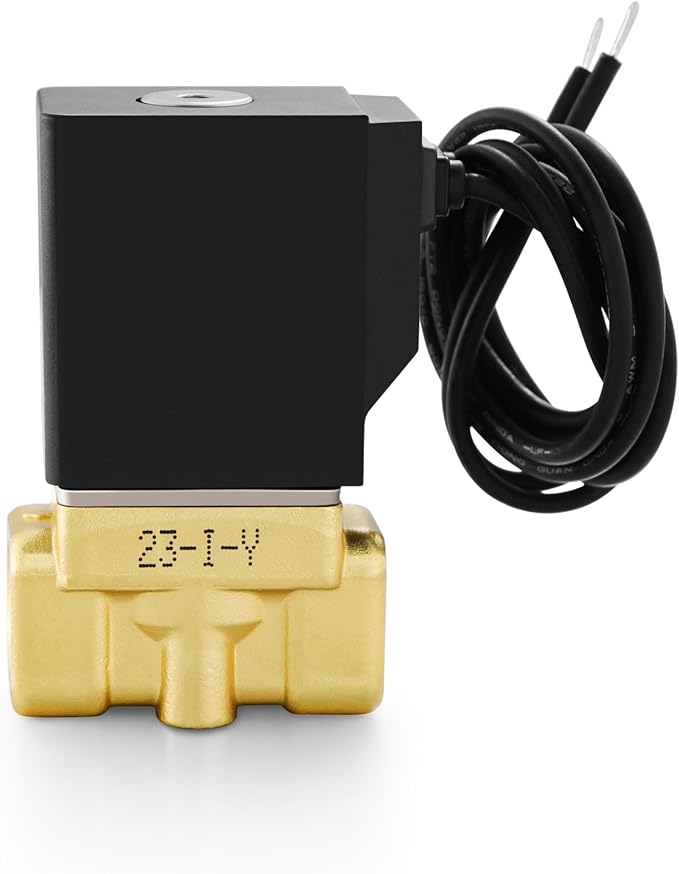 Brass Electric Solenoid Valve AirTAC 2WA030-08 1/4 NPT AC220V Fluid Control 2/2 Way Direct-acting Normally Closed for Water Air Gas Oil