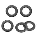 5-Pack M22 Flat Washers, Metric 39mm OD 3mm Thick 304 Stainless Steel Washers for Bolts Screws Nuts for Automotive/Machinery/Furniture, Flat Metal Washers [Black Galvanized]