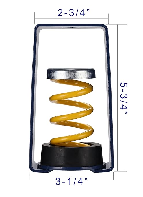 Hanger Mount Vibration Isolator, Spring Isolator Type, Capacity Range: 230 to 310 lb.