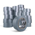 Lockport Bulk Silver Duct Tape - 24 Roll Multi Pack - 30 Yards x 2 Inch - Duct Tape Heavy Duty Waterproof - Bulk Pack for B2B, Home Use, DIY, Repairs and Packing Tape