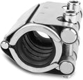 Pipe Repair Clamp Kit-3/4 Inch(26-29mm) High Pressure Resistant Pipe Coupling Clamp for Plastic&Metal Pipes, Emergency Duty Leak Sealer with Stainless Steel, Quick Fix for Water/Gas/Oil Lines