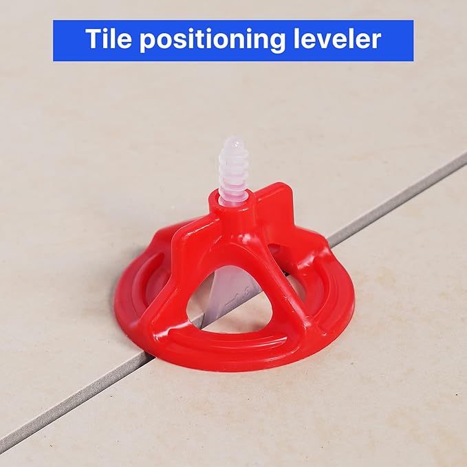 Professional Tile Leveling System Kit，Anti-Loosening Spacers/Wall, Bathroom Tiling - 1/32" Precision Alignment & Grout Spacing Tools(1000base, 1/32)