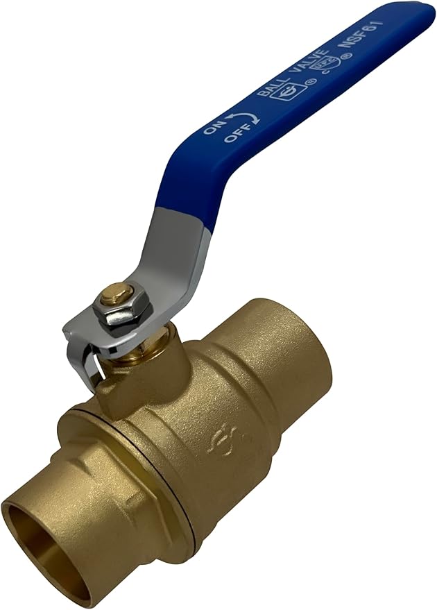XFITTING 1 Inch Sweat Ball Valve, 5 Pieces