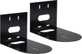 AEONS PTZ Camera Universal Wall Mounting Bracket | Sturdy Durable Compatible with Most Center Mount Cameras Hardware | AV Brackets Wall Mount Holder, Black, 2-Pack