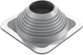 #7 Metal Roof Vent Boot Chimney Flashing Roof Jack Pipe Vent for Pipe Od 6 to 11 Sleeve Square Base Epdm (14 Inch, Grey)