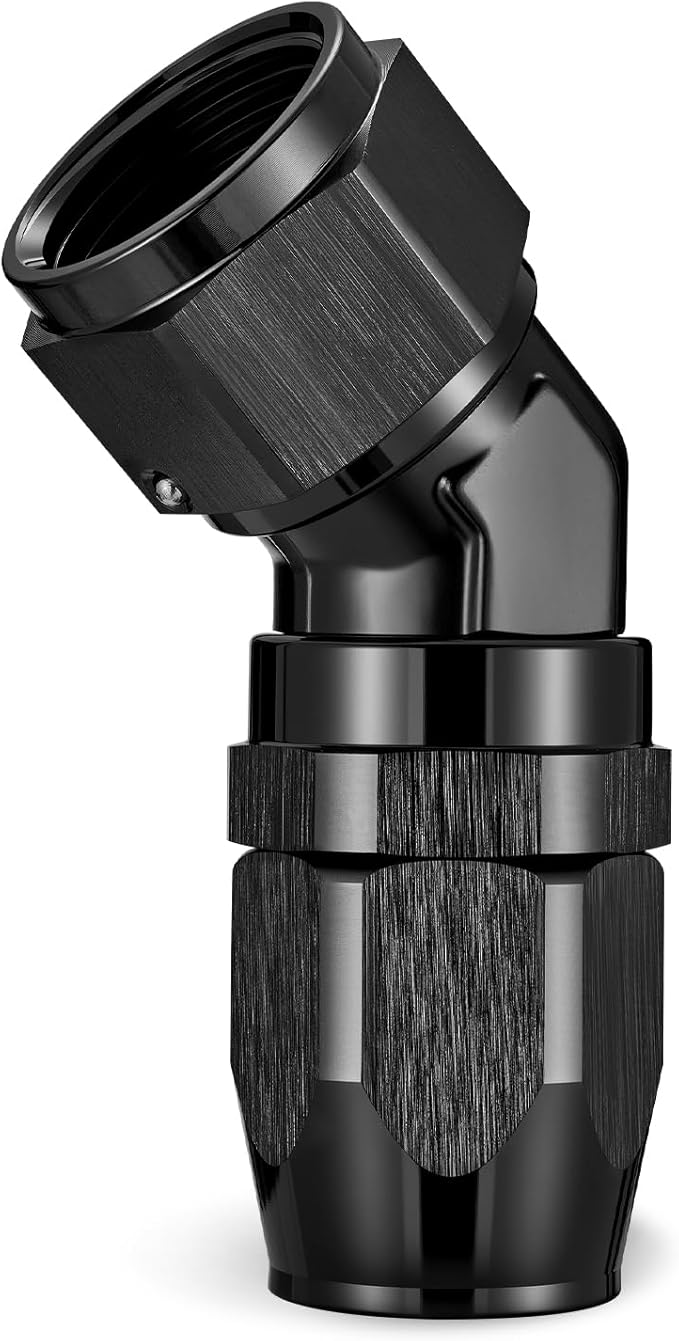 EVIL ENERGY 12AN Hose End Fitting 45 Degree Swivel Low Profile Forged Aluminum for CPE Braided Line