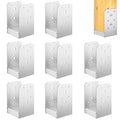4"x 4" Post Base, 8Pcs Stainless Steel Adjustable Post Anchor Bracket (Internal 3.5 x 3.5), Adjustable Post Base for Pavilion Deck Porch Handrail Railing Support Decorative Anchor Plate