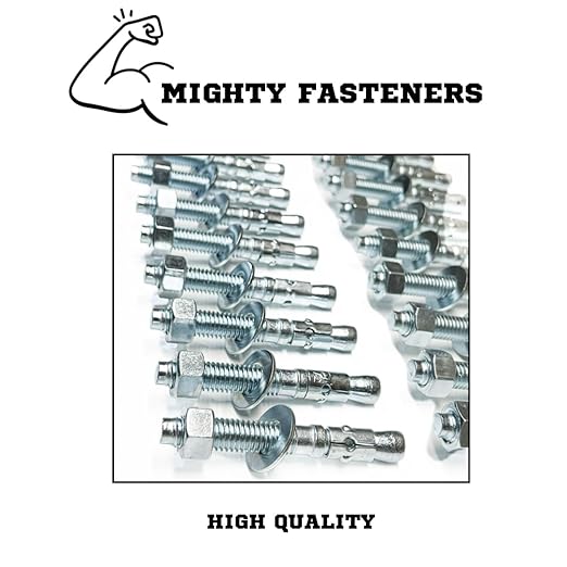 Zinc-Plated Steel Wedge Anchors, 1/2" X 2-3/4" - Heavy-Duty Mounting Bolts for Concrete - 50 Pack