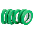Green Masking Tape,Painters Tape,Green Painters Tape for Automotive paniting,DIY Paper Arts & Crafts, Spraying Drywall Paint, No Residue & Easy to Clean Up,6pcs 0.7in. X 54 Yd Painter's Tape