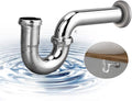ZM Brass P-trap Pipe Basin Sink Waste Kit with Reducing Washer 1-1/2'' 22GA