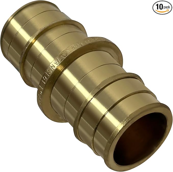 XFITTING Pex A 1 Inch x 1 Inch Pex A Coupling, 29-1-4=10XX, 10 Pieces