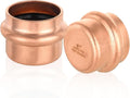 70-Pack HeSun Copper Press End Cap(Plug), 1" Pressure Fittings, Press Fit for Copper Tube Connection(PRESS021-70)