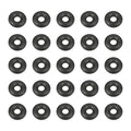 HARFINGTON 50pcs Nitrile Rubber O-Rings 5mm OD 2mm ID 1.5mm Width Metric Buna-N NBR Sealing Gasket Plumbing Sealing Repair O Rings for Car Auto Vehicle Repair Faucet Air Gas