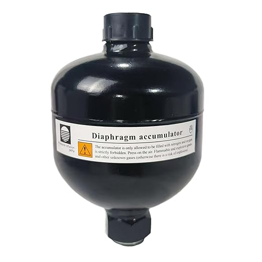 Autovo G1/2 30cu.in (0.5L) Diaphragm Accumulator 4786psi Max Working Pressure