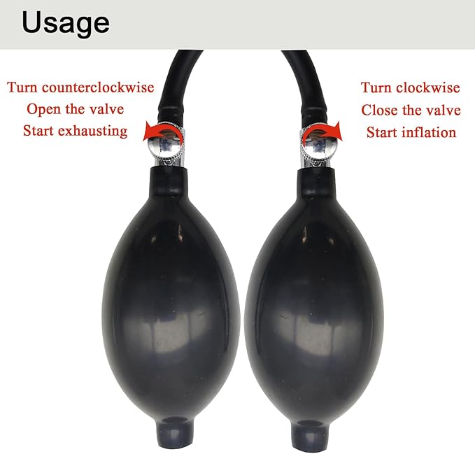 Sewer Test Plug - Inflatable Pipe Plug Balloon, Self-contained Hand Inflatable (4 inches)