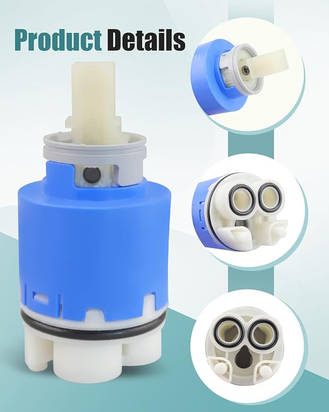 K35B 35mm Single Lever Faucet Cartridge Fits for American Standard 7038, La Torre & Delta Faucets