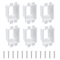 6 Pcs BE1-2 Electrical Outlet Box Extenders, Electrical Box Extender, 1 Gang Power Outlet Box Extender, Electric Box Extenders for Outlets, Single Gang Electric Outlet Box Extension with 12 Screws