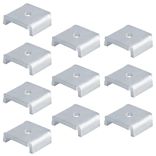 10 Pcs Channel Saddle Washer Accept 1/4" Bolt, U Strut Washer for 1-5/8" Strut Channel