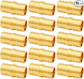 15PCS LF Brass 1/2 Inch PEX Barb Straight Coupling Pipe Crimp Fitting