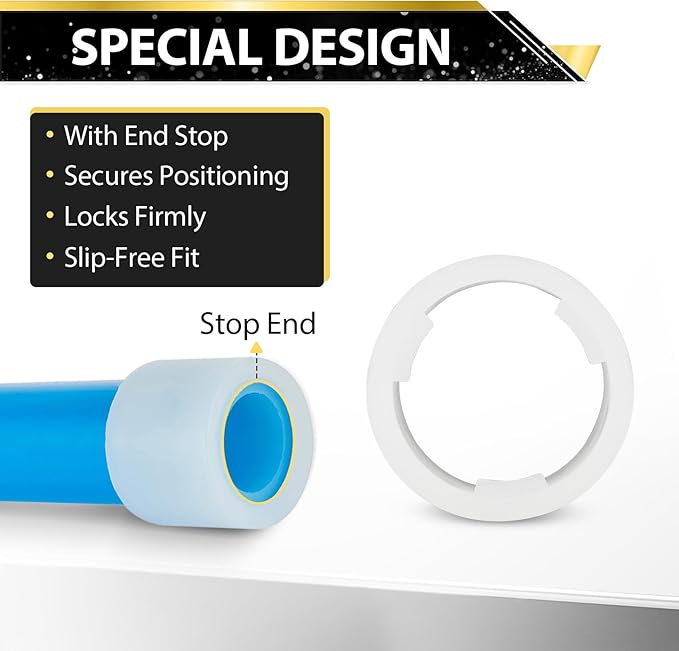 Pack of 30 Foskan 1 Inch PEX A Expansion Rings,F1960 Expansion Sleeves,Compatible with PEX A Pipe and expansion Fittings for Plumbing