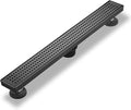 Sharp-tec Shower Drain, 32 inch Linear Shower Drain, Matte Black 304 Stainless Steel Rectangular Shower Floor Drain with Adjustable Leveling Feet, Hair Strainer, cUPC Certified, ST-112-32B