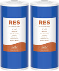 SimPure Whole House Water Filter Cartridges 10" x 4.5" Cation Exchange Resin Water Softening Filter, for DB10P, DB10C, 2 Pack