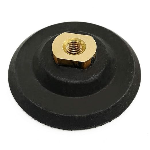 SHDIATOOL 4 Inch Backer Pad or Backing pad of Rubber Body with 5/8-Inch-11 Thread for Diamond Pads