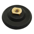 SHDIATOOL 4 Inch Backer Pad or Backing pad of Rubber Body with 5/8-Inch-11 Thread for Diamond Pads