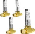 Water Hammer Arrestor,3/8" OD Comp. X 3/8" OD Tee Stainless Steel Water Arrestor,for Dishwasher Connection(4PACK,Stainless Steel Arrestor)(HAMMER013-4Pack)
