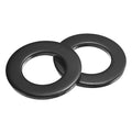 2-Pack M33 Flat Washers, Metric 60mm OD 5mm Thick 304 Stainless Steel Washers for Bolts Screws Nuts for Automotive/Machinery/Furniture, Flat Metal Washers [Black Galvanized]