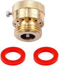 1 Pack Brass 3/4" Inch GHT Hose Bibb Connector Backflow Preventer Vacuum Breaker