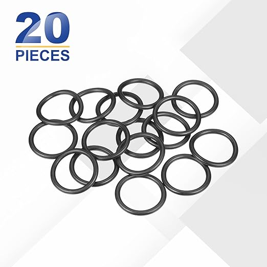 HARFINGTON 20pcs Nitrile Rubber O-Rings 42mm OD 34mm ID 4mm Width Metric Buna-N NBR Sealing Gasket Plumbing Sealing Repair O Rings for Car Auto Vehicle Repair Faucet Air Gas