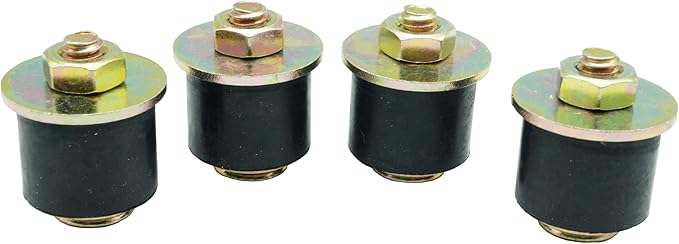 Automotive Neoprene Expansion Plug 1 inch to 1-1/8 inch (25mm -28mm),4 -Pack