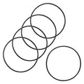 5-Pcak Nitrile Rubber O-Rings, 122mm ID, 130mm OD, 4mm Width, Metric Sealing Washer Gasket for Automotive Machine Plumbing/Faucet/Air or Gas Connections, Resists Oil and Heat