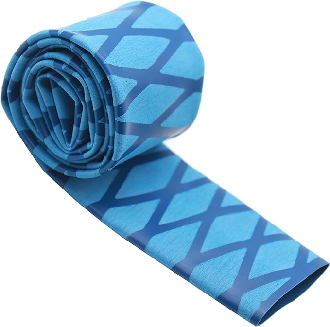 30MM X-Tube Heat Shrink Sleeve Tubing for Rod Handle Cork Non Slip Waterproof Insulation 1 Meter Blue (Blue, 30mm)