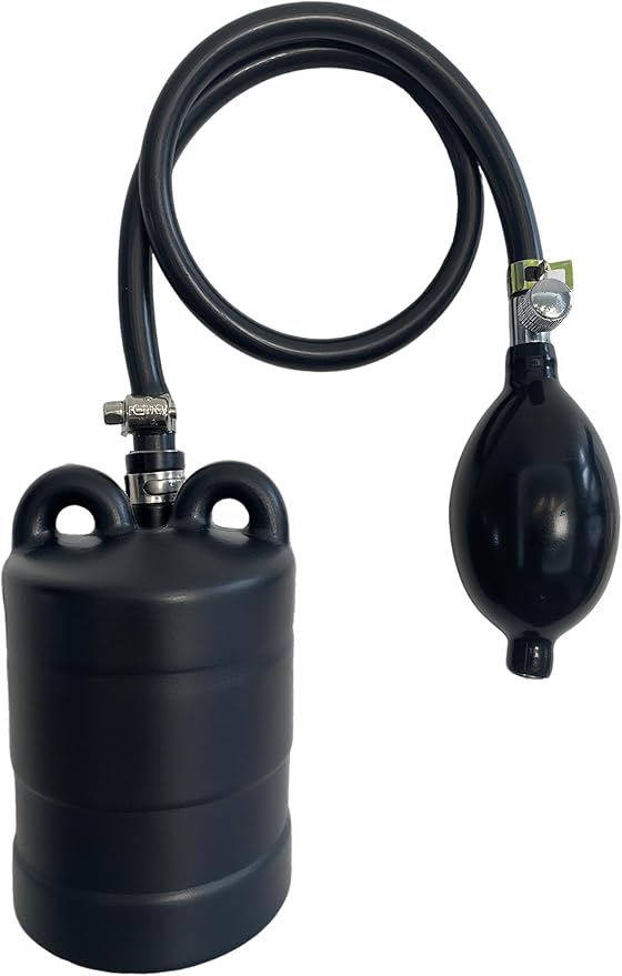 Inflatable Pipe Plug Balloon for Sealing and Testing of Sewer Pipes, Plumbing Pressure Bladder with Air Pump - Plumbing Test Ball for Sewer Test, Water Shut Off & Temporary Blocking (3P Inch)