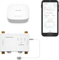 YoLink LeakStop 2-Channel for Sinks/Washing Machine, Dual Auto Shutoff Valves & Leak Detection, Real-Time Monitoring, LoRa Long-Range, 2 AA Up to 5-Year Battery – Hub Included