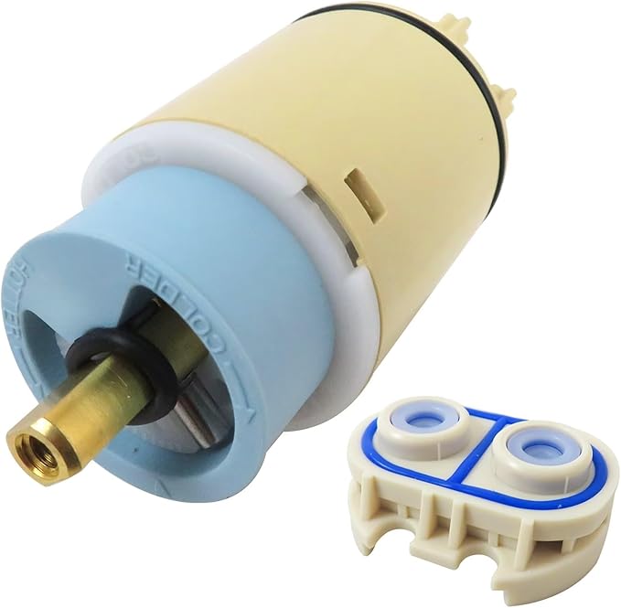Pressure Balance Shower Cartridge Replacement 1-Pack Fit for Delta Foundation Series Replaces RP70538 Includes Check Valve for Single Handle Faucets