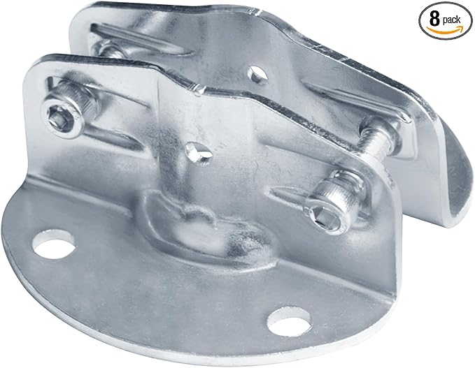8 Sets Floor Flange Pipe Connector for 3/4" EMT Conduit, Also Fits 1/2" EMT, Structural Pipe Fitting