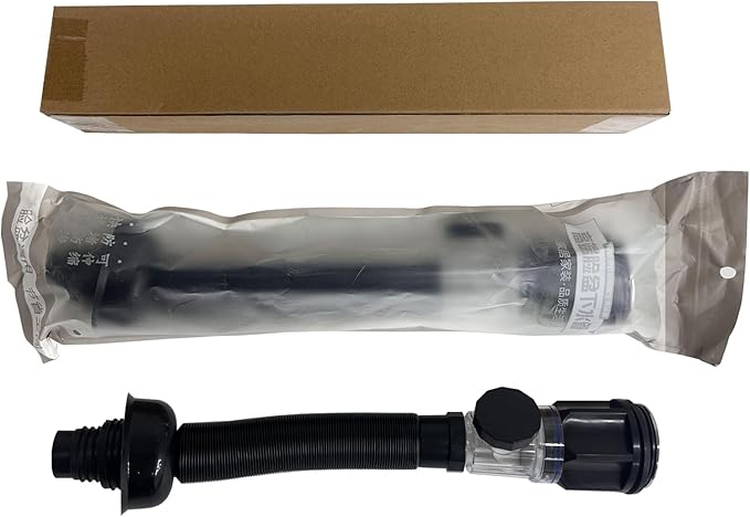 Bathroom Sink Drain Kit with Flexible Expandable P-Trap Pipe Anti-Odor Bathroom Sink Drain Pipe for 1-1/4" and 1-1/2" Hole