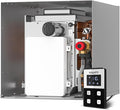 FOGATTI RV Tankless Water Heater, 3 Optional Door Sizes 15"x15", 15"x18" and 18"x18" for Refitment, DC 12V, Optimized Summer Comfort Performance, Ideal for RVers' Family Use, InstaShower 7