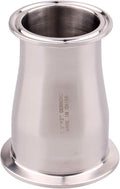 DERNORD Sanitary Fitting Reducer Fitting SUS304 Tri Clamp Ferrule Style 2.5" Tube OD to 2" Tube OD