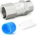 TAISHER 1PCS 316L Stainless Steel 3/8" NPT Male x 3/8" NPT Female Check Valve,Backflow Prevention,One Way Non-Return Check Valves