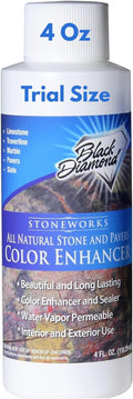 Color Enhancer Sealer for All-Natural Stone and Pavers. Marble, Travertine, Limestone, Granite, Slate, Concrete, Grout, Brick, Block. (Trial)