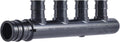 SharkBite 4 Port PEX Expansion Poly Tee, 3/4 Inch Closed Trunk with 1/2 Inch Outlet, Multi Line Water Manifold Plumbing Fittings for PEX-A Tubing, UAMPT4C