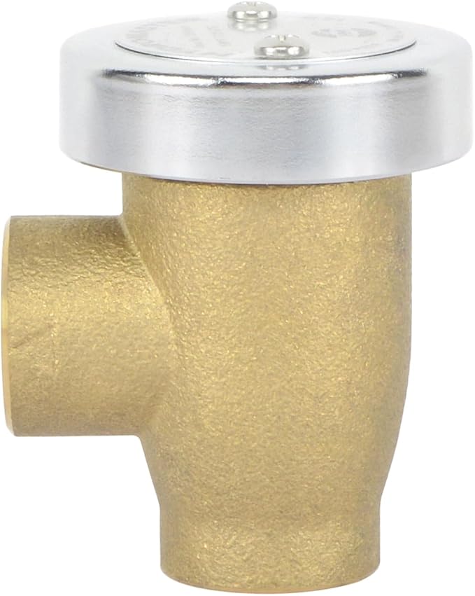 HYDRO MASTER Water Anti-Siphon Vacuum Breaker, 3/4 in., Brass Body & Chrome-Plated Cap, LF Brass.