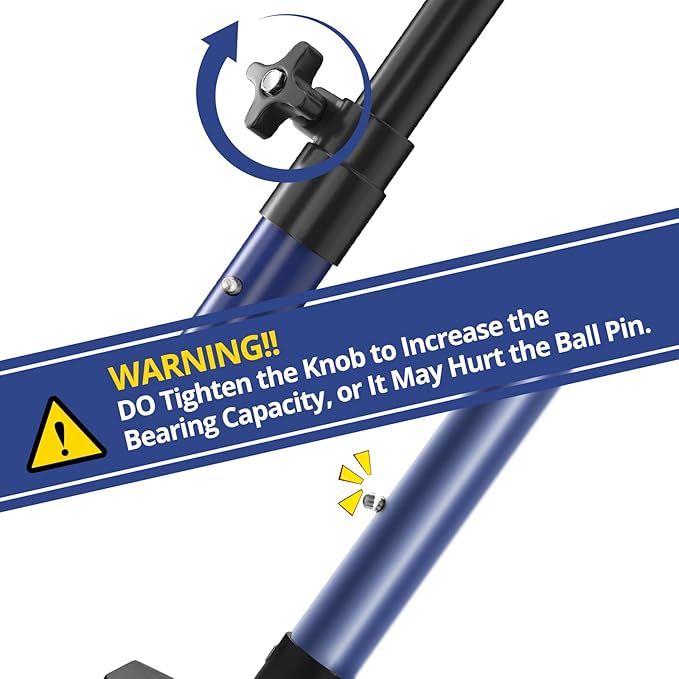 XINQIAO Cabinet Jacks for Installing Cabinets, Heavy Duty Third Hand Tools Adjustable Support Pole from 23.6 in to 45.3 in, 1 PC